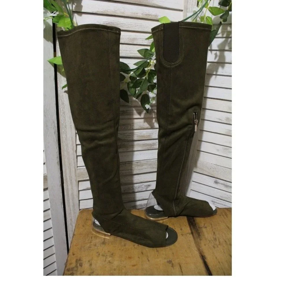 Women’s Bamboo Knee Flat Boots (62)